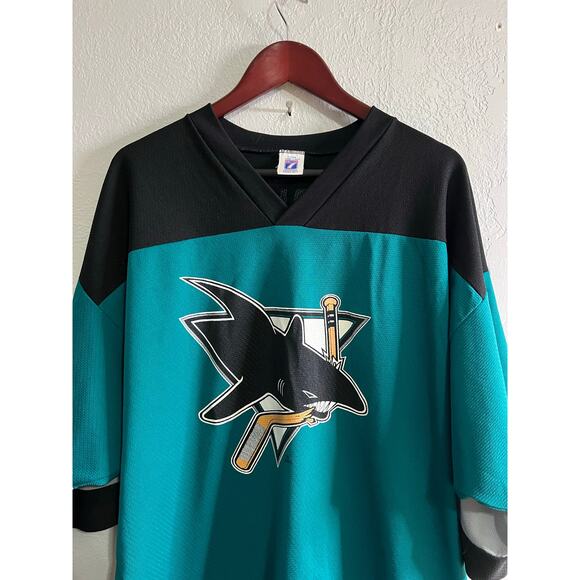 Logo 7 Other - Vintage San Jose Sharks Shirt Mens XXL Nolan 11 Teal NHL Hockey Logo 7 USA